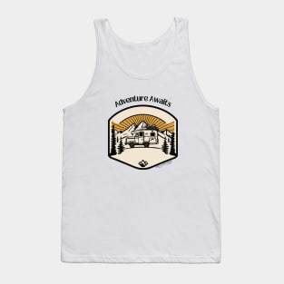 Adventure Awaits - Camping Tank Top